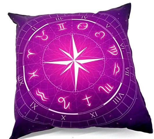 Zodiac Wheel Pillow Case