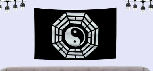 Ying Yang Bagua Feng Shui Tapestry