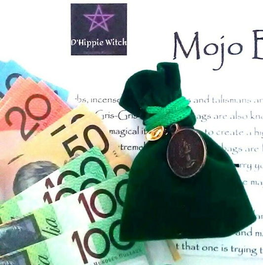 Business Success Wicca Mojo Bag