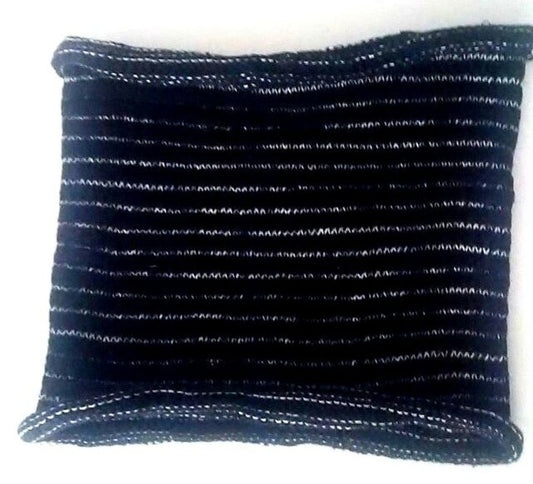 Black - White Stripes Nepalese Bandanna Dreadlocks Socks