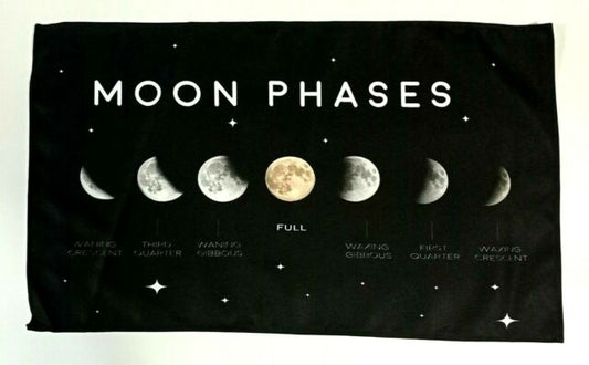 Moon Phases Altar Cloth Large