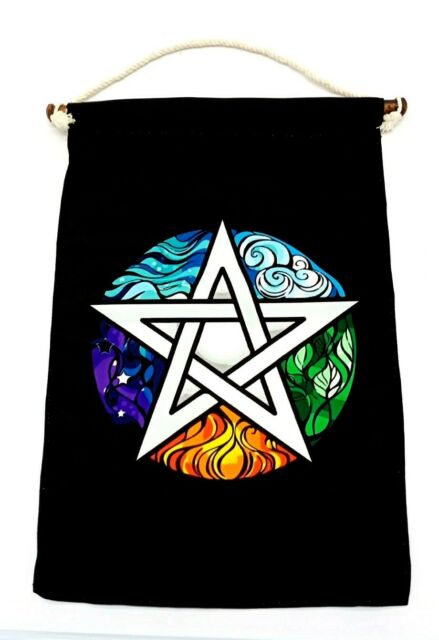 Pentacle Elements Banner Black
