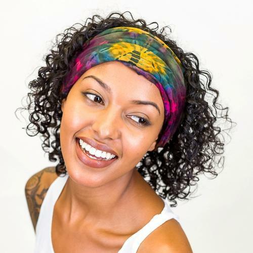 Tie Dye Hippie Bandanna Dreadlocks