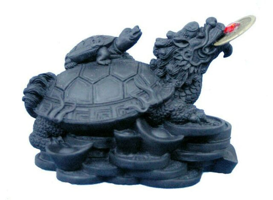Black Dragon Turtle Feng Shui Figure