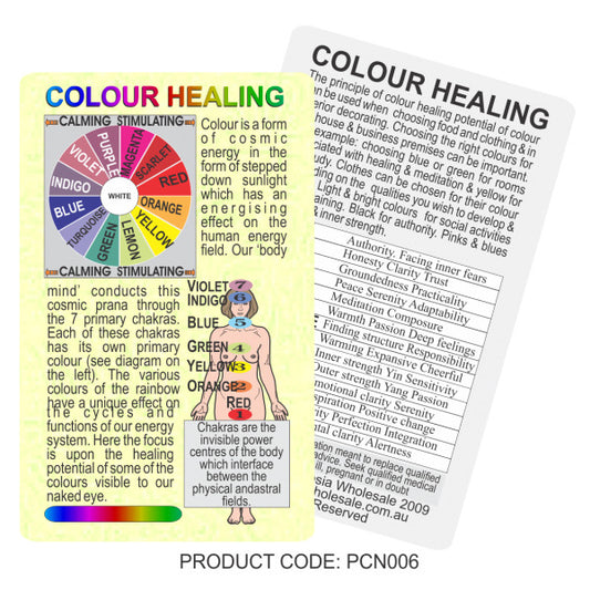 3 X Color Guide Chart Pocket