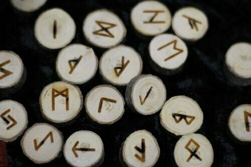 Wooden Runes Set