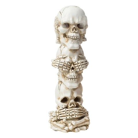 Wise Skulls Incense Holder Burner